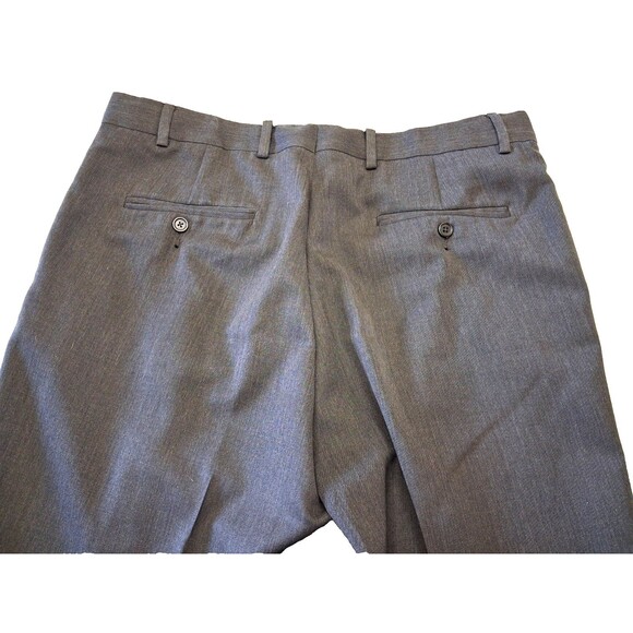 Eddie Bauer Men’s Wool Dress Pants 38 Charcoal Gray Relaxed Fit Classic - Picture 11 of 16